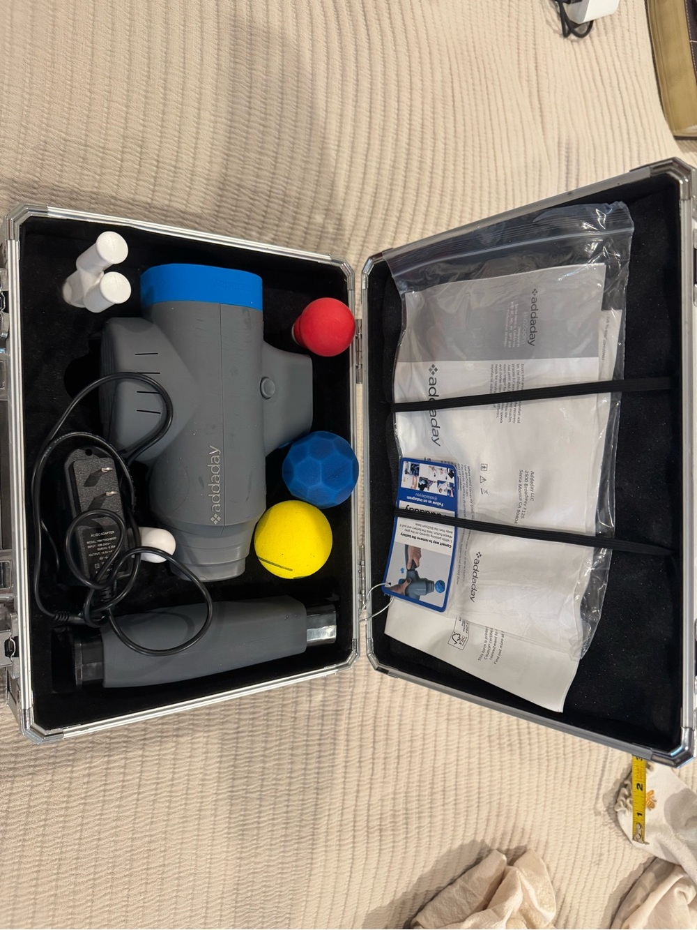 Addaday Pro Massage Gun with Colored Massage Balls
